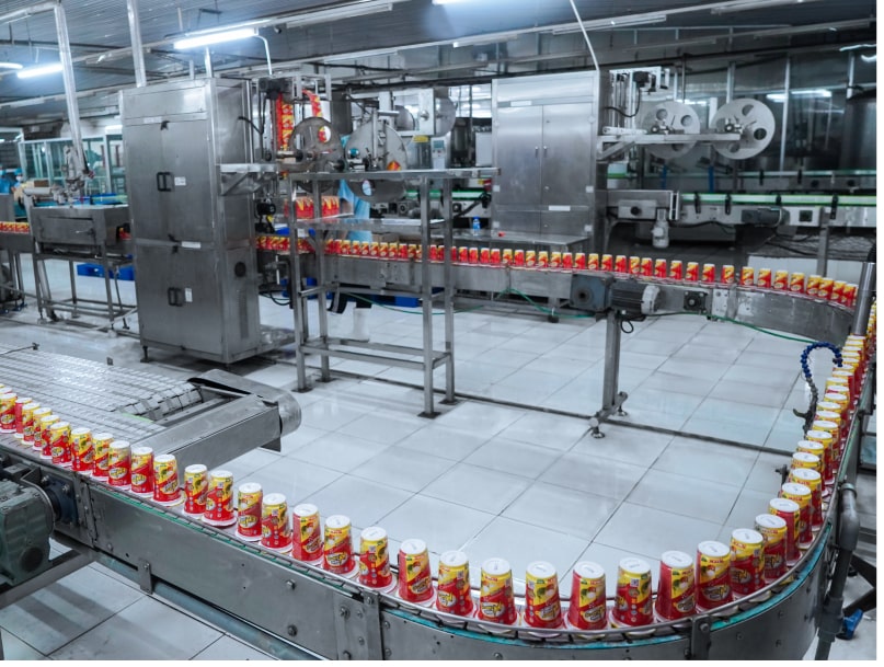 Dây chuyền sản xuất tăng lực ly
